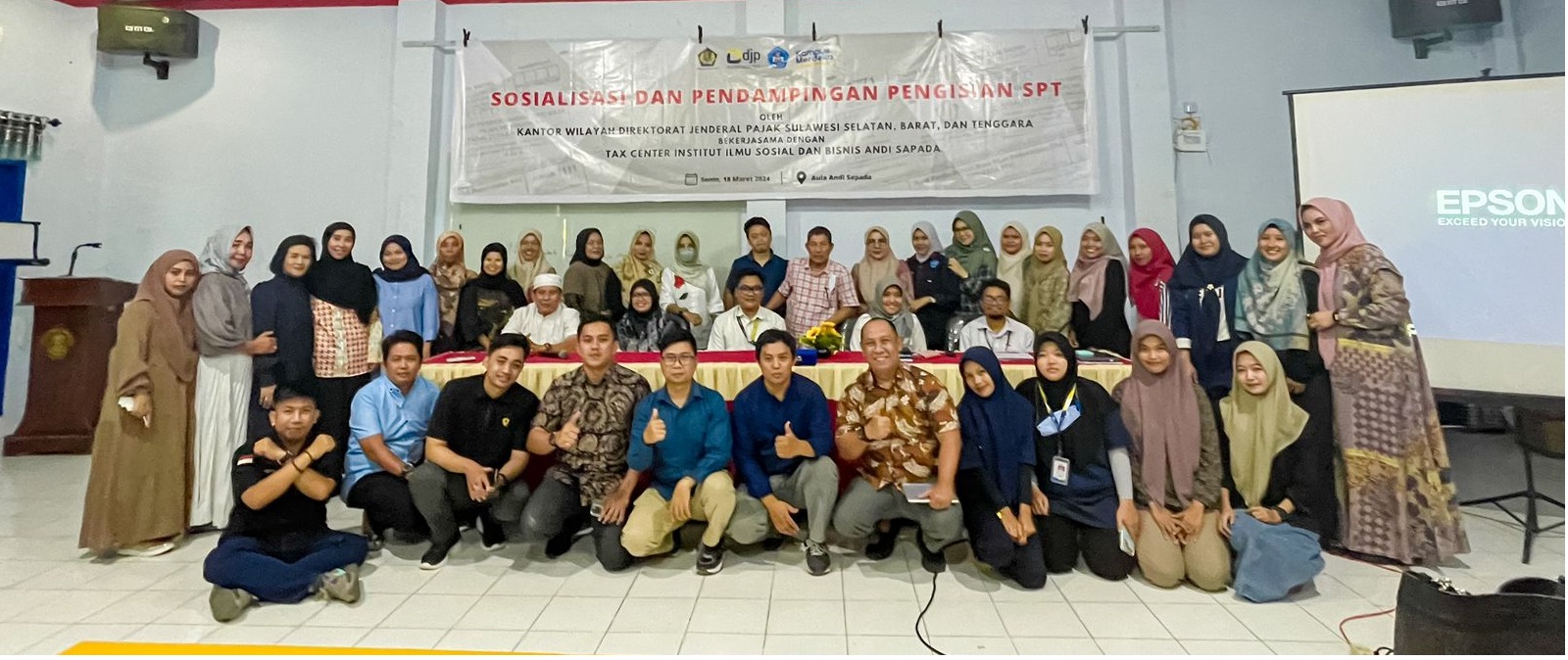 Read more about the article Kolaborasi Institut Andi Sapada dan Kanwil DJP Sulselbartara Pendampingan Pengisian SPT Pajak